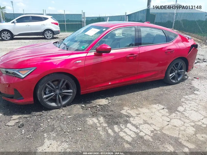 2023 Acura Integra A-Spec VIN: 19UDE4H39PA013148 Lot: 45612430