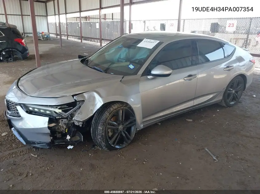 2023 Acura Integra A-Spec VIN: 19UDE4H34PA007354 Lot: 45680897