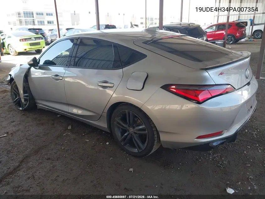 2023 Acura Integra A-Spec VIN: 19UDE4H34PA007354 Lot: 45680897