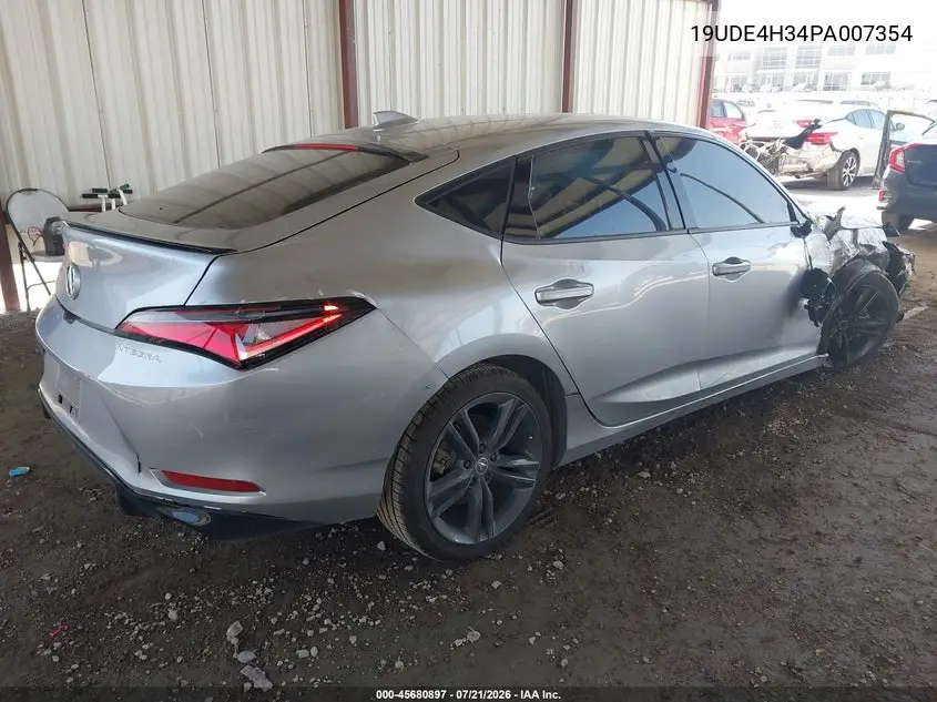 2023 Acura Integra A-Spec VIN: 19UDE4H34PA007354 Lot: 45680897