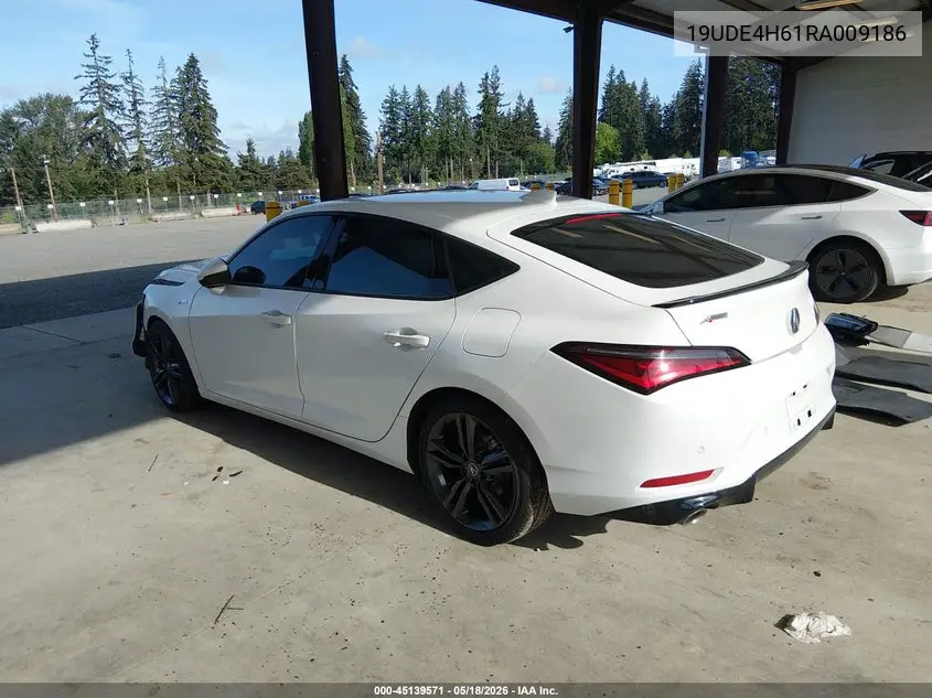 2024 Acura Integra A-Spec Technology VIN: 19UDE4H61RA009186 Lot: 45139571