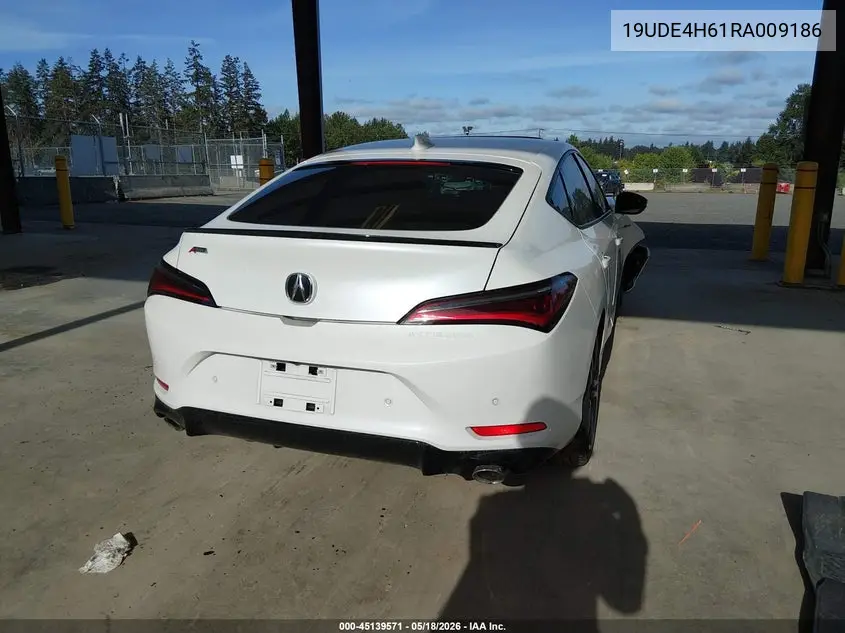 2024 Acura Integra A-Spec Technology VIN: 19UDE4H61RA009186 Lot: 45139571