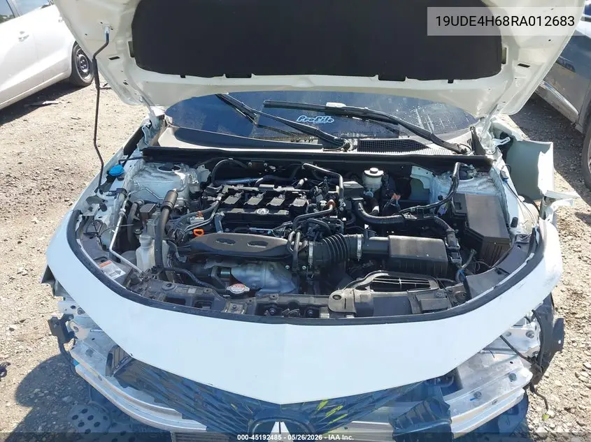 2024 Acura Integra A-Spec Technology VIN: 19UDE4H68RA012683 Lot: 45192485