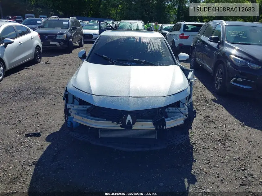 2024 Acura Integra A-Spec Technology VIN: 19UDE4H68RA012683 Lot: 45192485