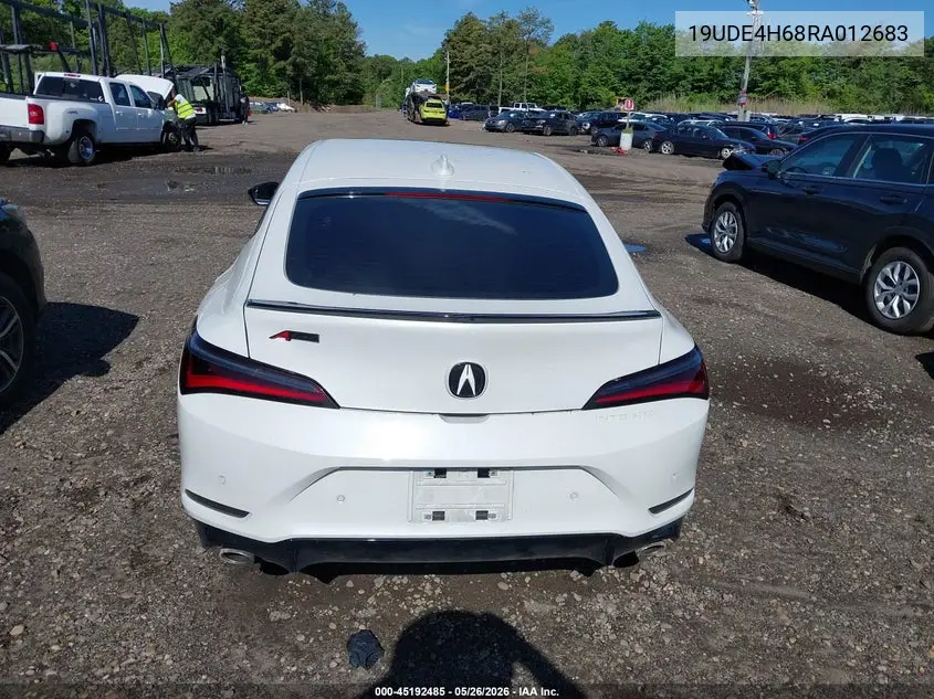 2024 Acura Integra A-Spec Technology VIN: 19UDE4H68RA012683 Lot: 45192485