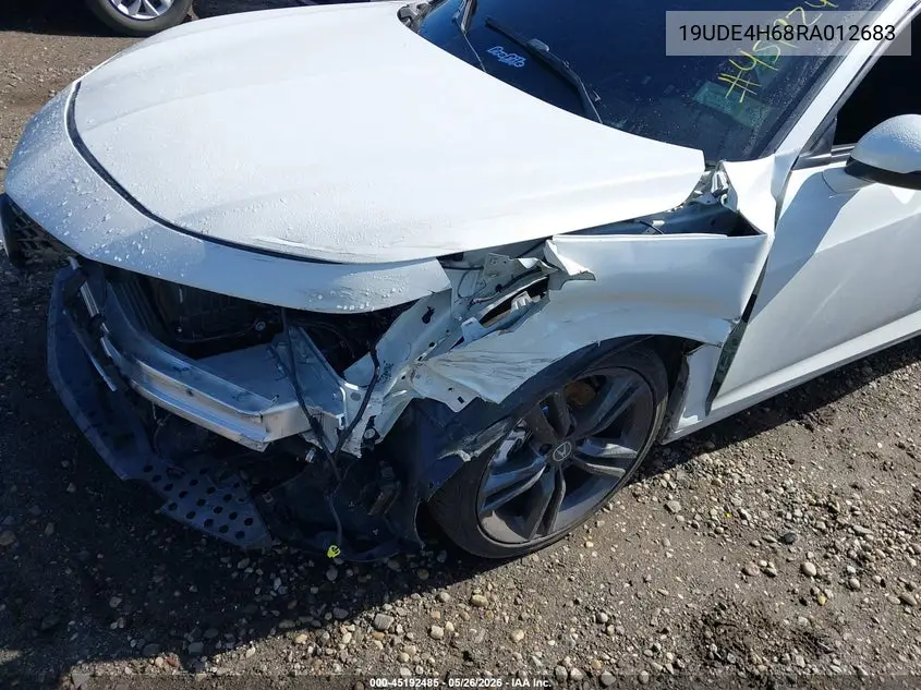 2024 Acura Integra A-Spec Technology VIN: 19UDE4H68RA012683 Lot: 45192485