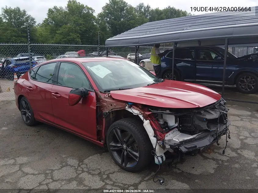 2024 Acura Integra A-Spec Technology VIN: 19UDE4H62RA005664 Lot: 45211084