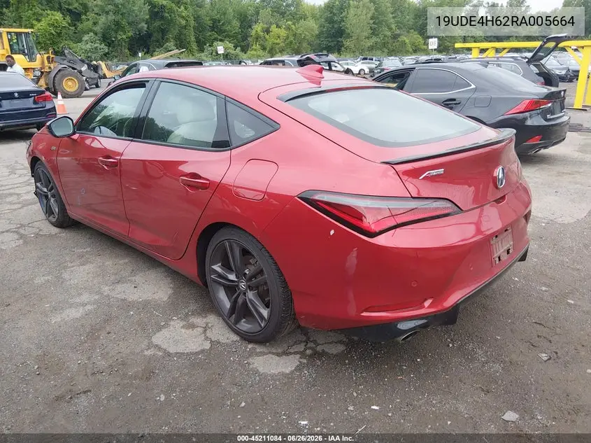 2024 Acura Integra A-Spec Technology VIN: 19UDE4H62RA005664 Lot: 45211084