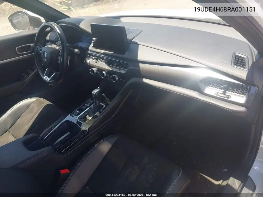 2024 Acura Integra A-Spec Technology VIN: 19UDE4H68RA001151 Lot: 45234180