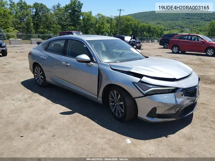 2024 Acura Integra VIN: 19UDE4H20RA003165 Lot: 45275703