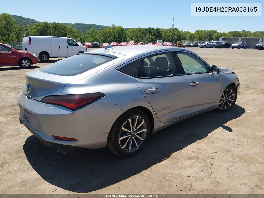 2024 Acura Integra VIN: 19UDE4H20RA003165 Lot: 45275703