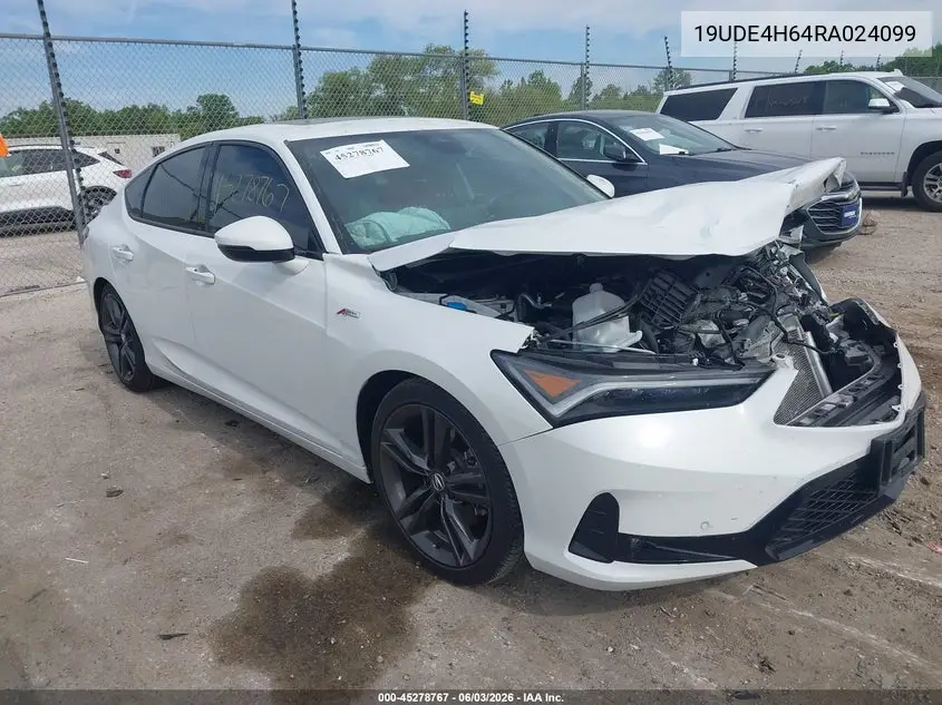 2024 Acura Integra A-Spec Technology VIN: 19UDE4H64RA024099 Lot: 45278767