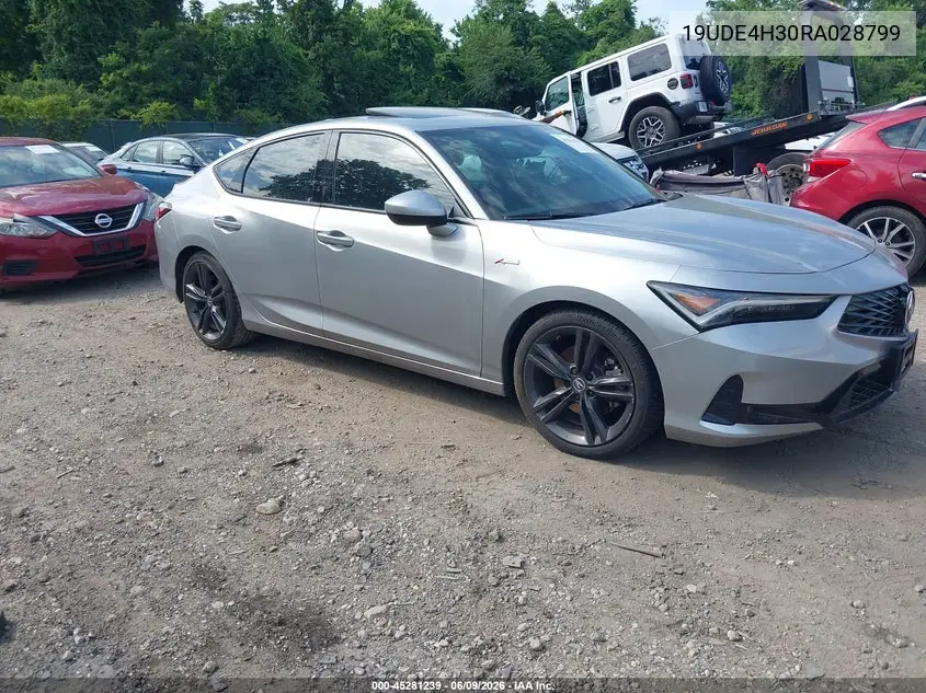 2024 Acura Integra A-Spec VIN: 19UDE4H30RA028799 Lot: 45281239