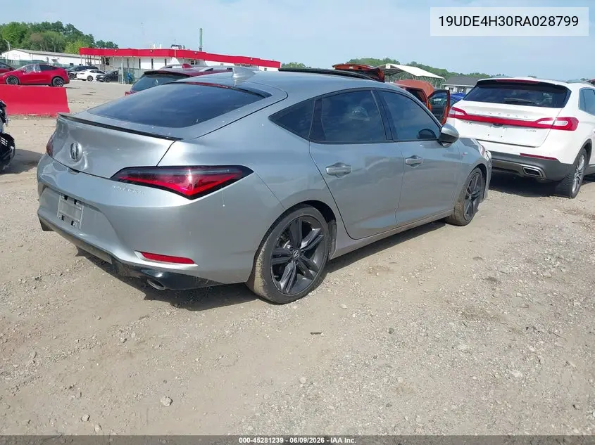 2024 Acura Integra A-Spec VIN: 19UDE4H30RA028799 Lot: 45281239