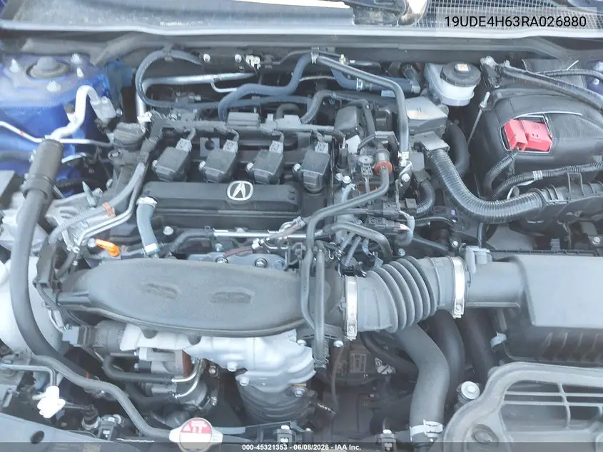 2024 Acura Integra A-Spec Technology VIN: 19UDE4H63RA026880 Lot: 45321353
