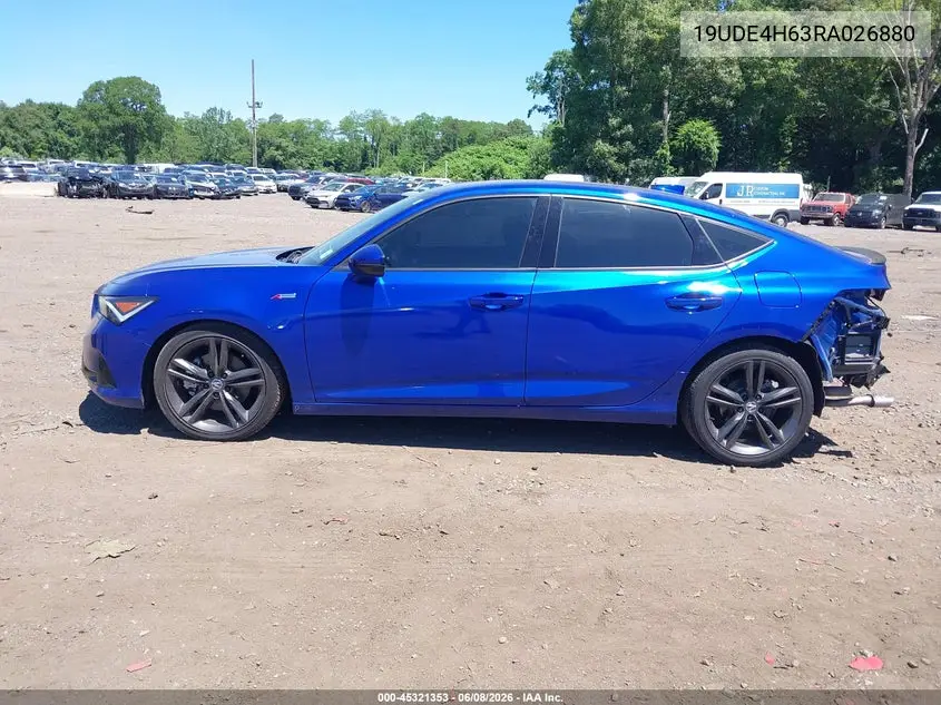 2024 Acura Integra A-Spec Technology VIN: 19UDE4H63RA026880 Lot: 45321353