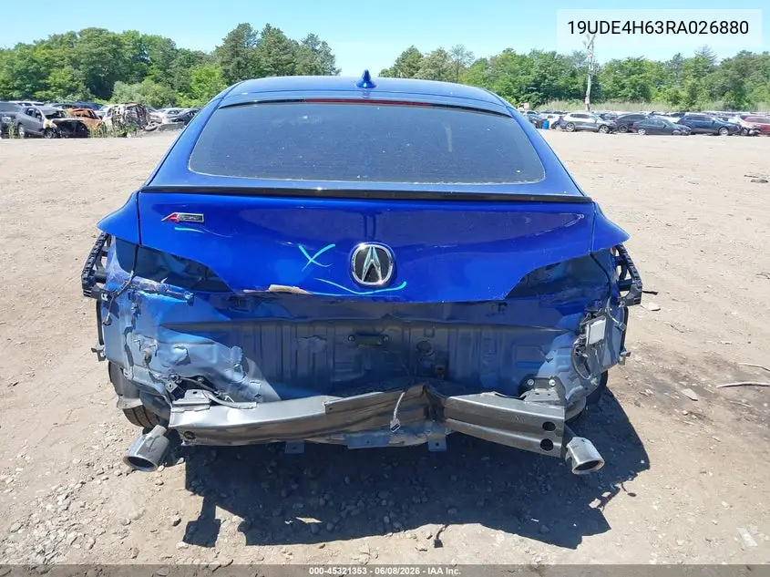 2024 Acura Integra A-Spec Technology VIN: 19UDE4H63RA026880 Lot: 45321353