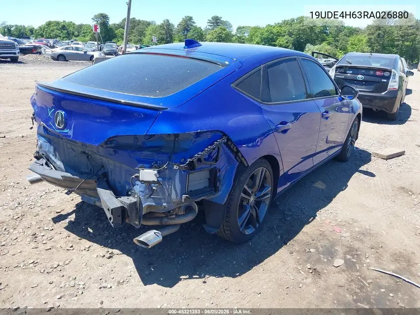 2024 Acura Integra A-Spec Technology VIN: 19UDE4H63RA026880 Lot: 45321353