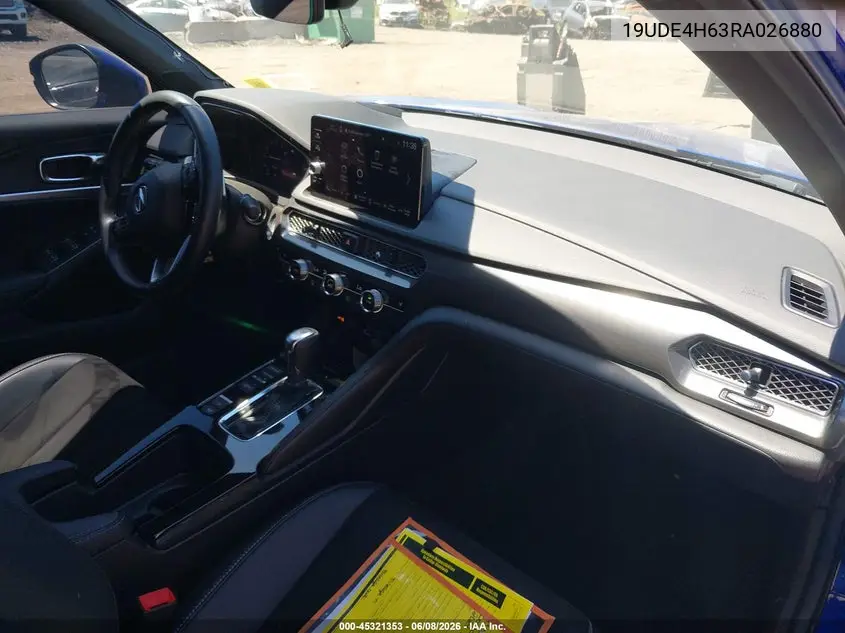 2024 Acura Integra A-Spec Technology VIN: 19UDE4H63RA026880 Lot: 45321353