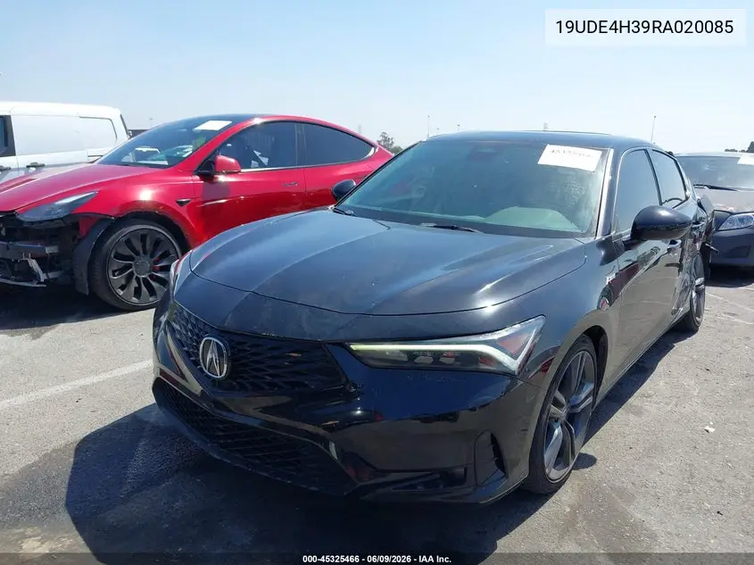 2024 Acura Integra A-Spec VIN: 19UDE4H39RA020085 Lot: 45325466