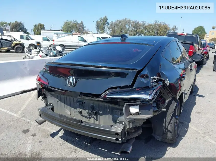 2024 Acura Integra A-Spec VIN: 19UDE4H39RA020085 Lot: 45325466