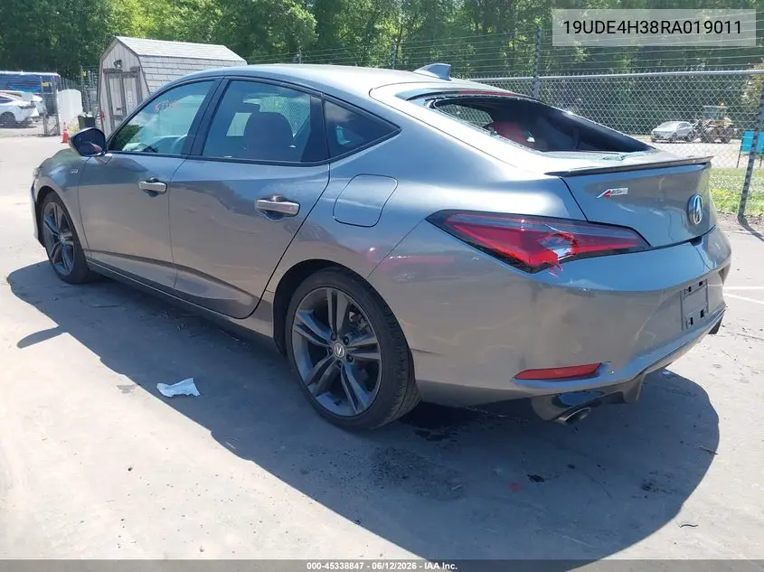 2024 Acura Integra A-Spec VIN: 19UDE4H38RA019011 Lot: 45338847
