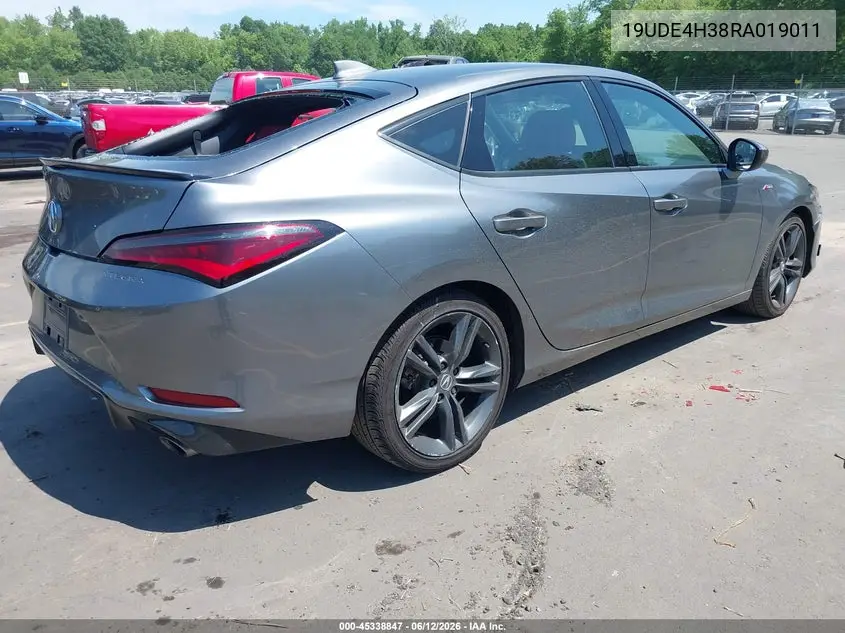 2024 Acura Integra A-Spec VIN: 19UDE4H38RA019011 Lot: 45338847