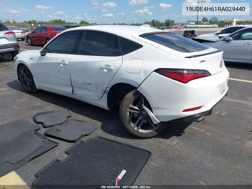 2024 Acura Integra A-Spec Technology VIN: 19UDE4H61RA029440 Lot: 45362562