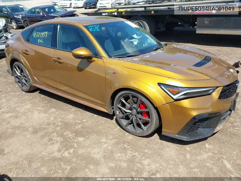 2024 Acura Integra Type S VIN: 19UDE5G94RA001049 Lot: 45373959