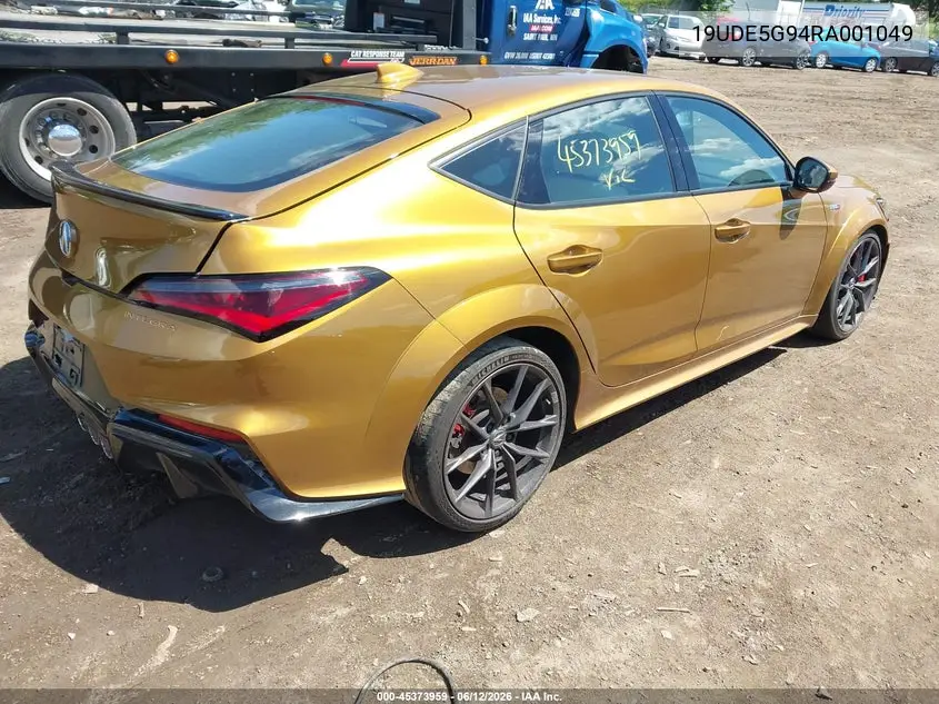 2024 Acura Integra Type S VIN: 19UDE5G94RA001049 Lot: 45373959