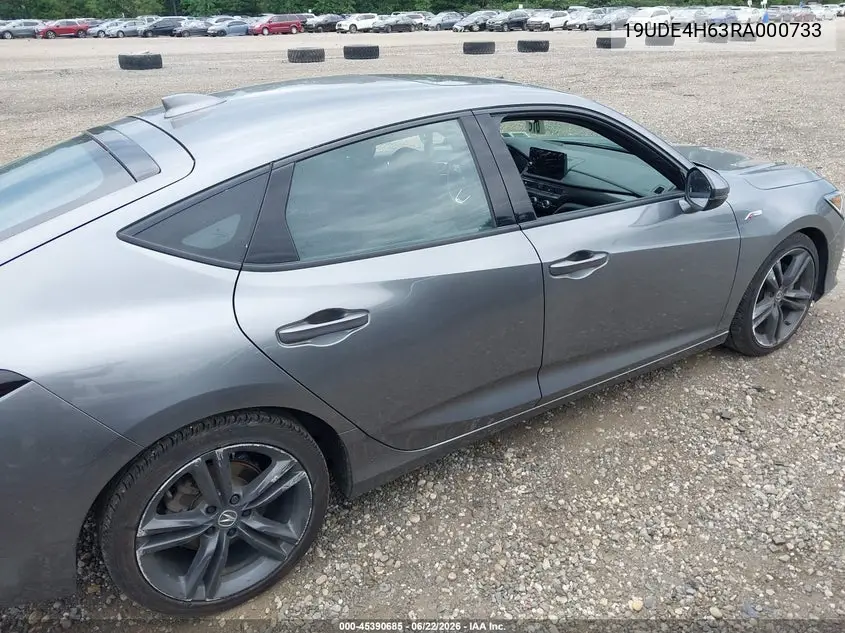 2024 Acura Integra A-Spec Technology VIN: 19UDE4H63RA000733 Lot: 45390685