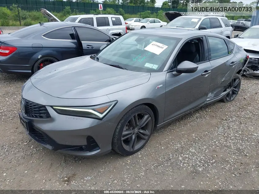 2024 Acura Integra A-Spec Technology VIN: 19UDE4H63RA000733 Lot: 45390685