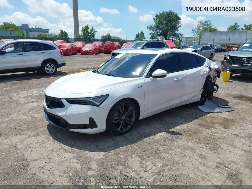 2024 Acura Integra A-Spec VIN: 19UDE4H34RA023508 Lot: 45405637