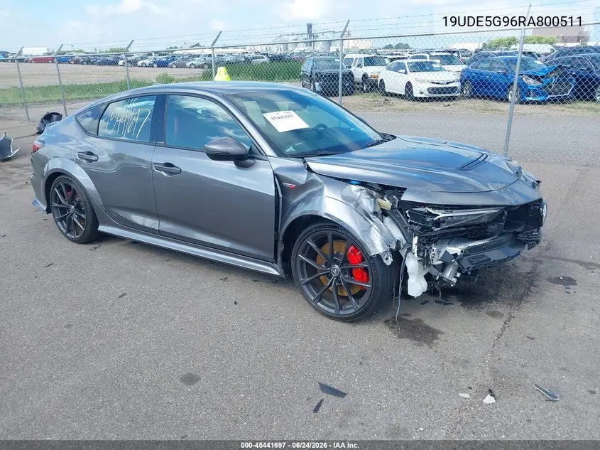 2024 Acura Integra Type S VIN: 19UDE5G96RA800511 Lot: 45441697