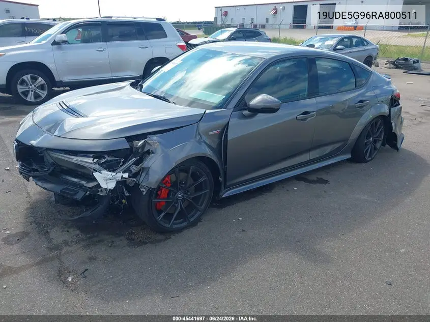 2024 Acura Integra Type S VIN: 19UDE5G96RA800511 Lot: 45441697