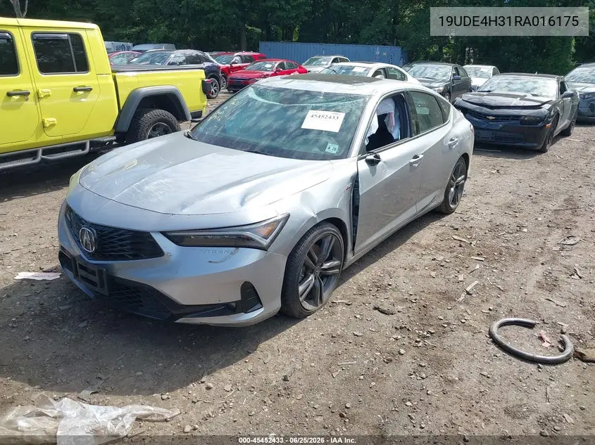2024 Acura Integra A-Spec VIN: 19UDE4H31RA016175 Lot: 45452433