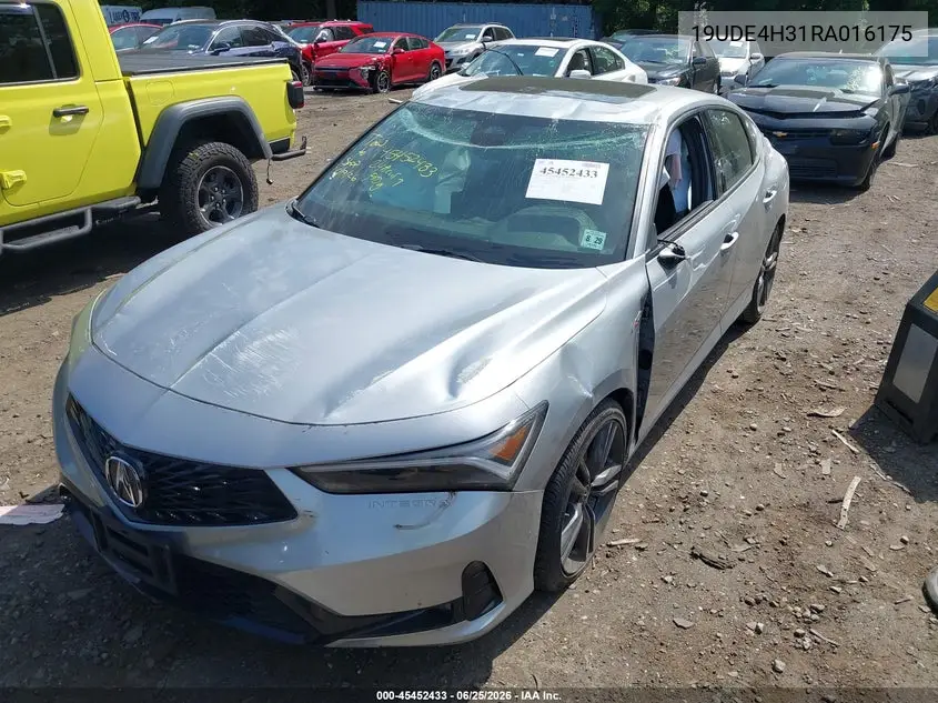 2024 Acura Integra A-Spec VIN: 19UDE4H31RA016175 Lot: 45452433