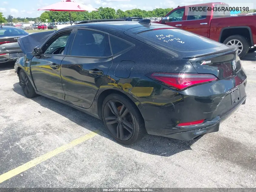 2024 Acura Integra A-Spec VIN: 19UDE4H36RA008198 Lot: 45477751