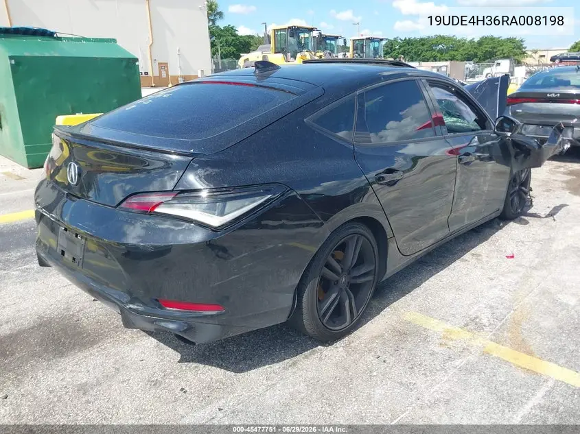 2024 Acura Integra A-Spec VIN: 19UDE4H36RA008198 Lot: 45477751