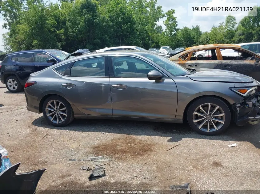 2024 Acura Integra VIN: 19UDE4H21RA021139 Lot: 45487556