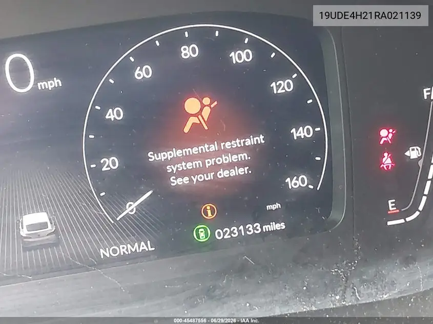 2024 Acura Integra VIN: 19UDE4H21RA021139 Lot: 45487556