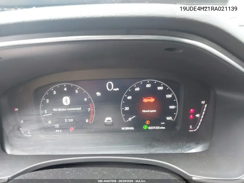 2024 Acura Integra VIN: 19UDE4H21RA021139 Lot: 45487556