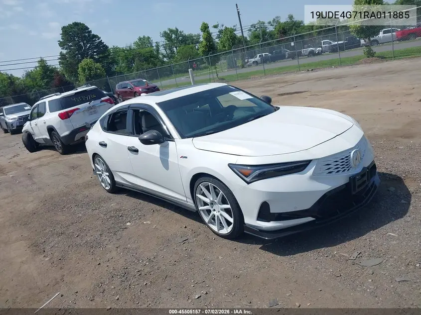 2024 Acura Integra A-Spec Technology VIN: 19UDE4G71RA011885 Lot: 45505157