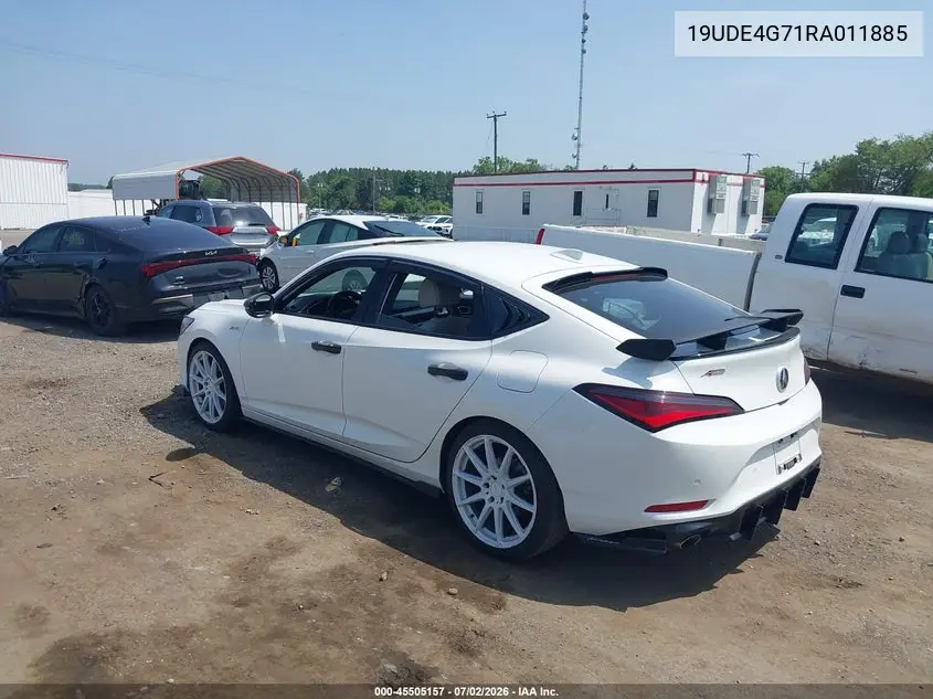 2024 Acura Integra A-Spec Technology VIN: 19UDE4G71RA011885 Lot: 45505157