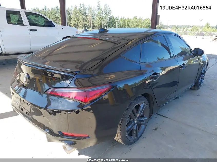 2024 Acura Integra A-Spec VIN: 19UDE4H32RA016864 Lot: 45508782