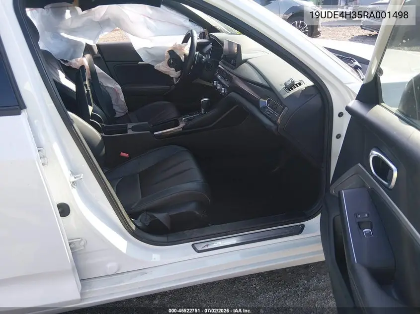 2024 Acura Integra A-Spec VIN: 19UDE4H35RA001498 Lot: 45522751