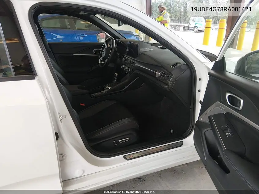 2024 Acura Integra A-Spec Technology VIN: 19UDE4G78RA001421 Lot: 45523514
