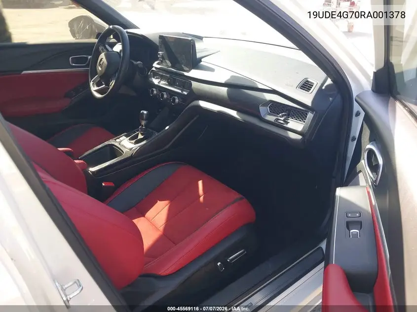 2024 Acura Integra A-Spec Technology VIN: 19UDE4G70RA001378 Lot: 45569116