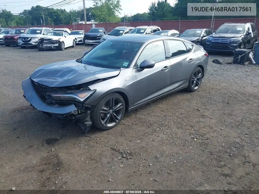 2024 Acura Integra A-Spec Technology VIN: 19UDE4H68RA017561 Lot: 45569637