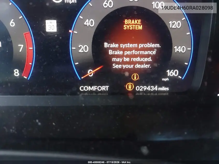 2024 Acura Integra A-Spec Technology VIN: 19UDE4H60RA028098 Lot: 45588246